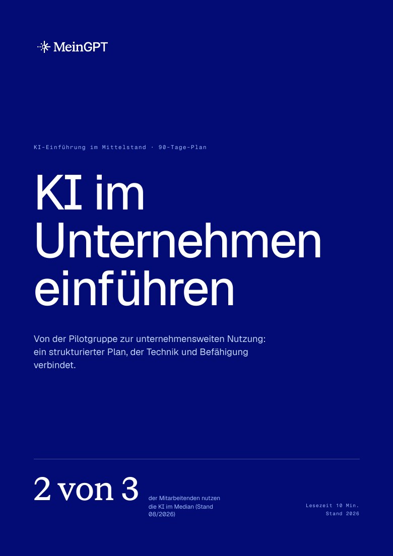 KI im Unternehmen einführen – Der 90-Tage-Plan